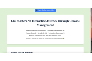 Glu-coaster: An Interactive Journey Through Glucose Management thumbnail